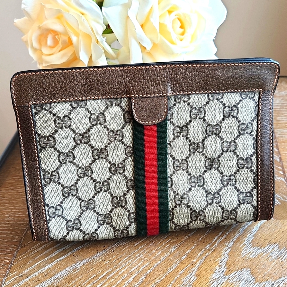 Gucci Vintage Ophidia Small Clutch